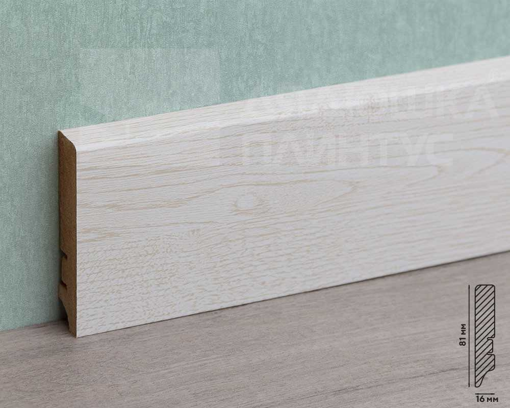 Плинтус МДФ Волшебная палочка. Гарден .202 Дуб кремовый