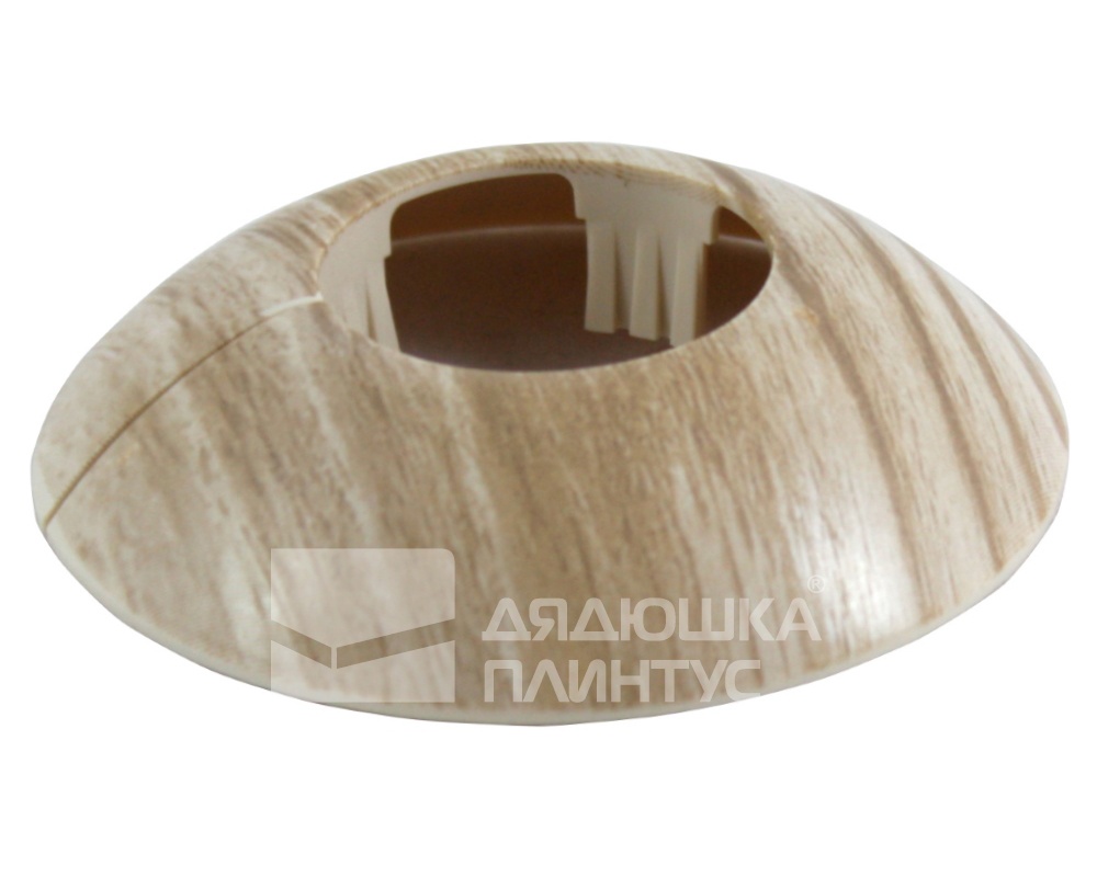 Розетта для труб ПВХ Грейс D16 173 Дуб беленый
