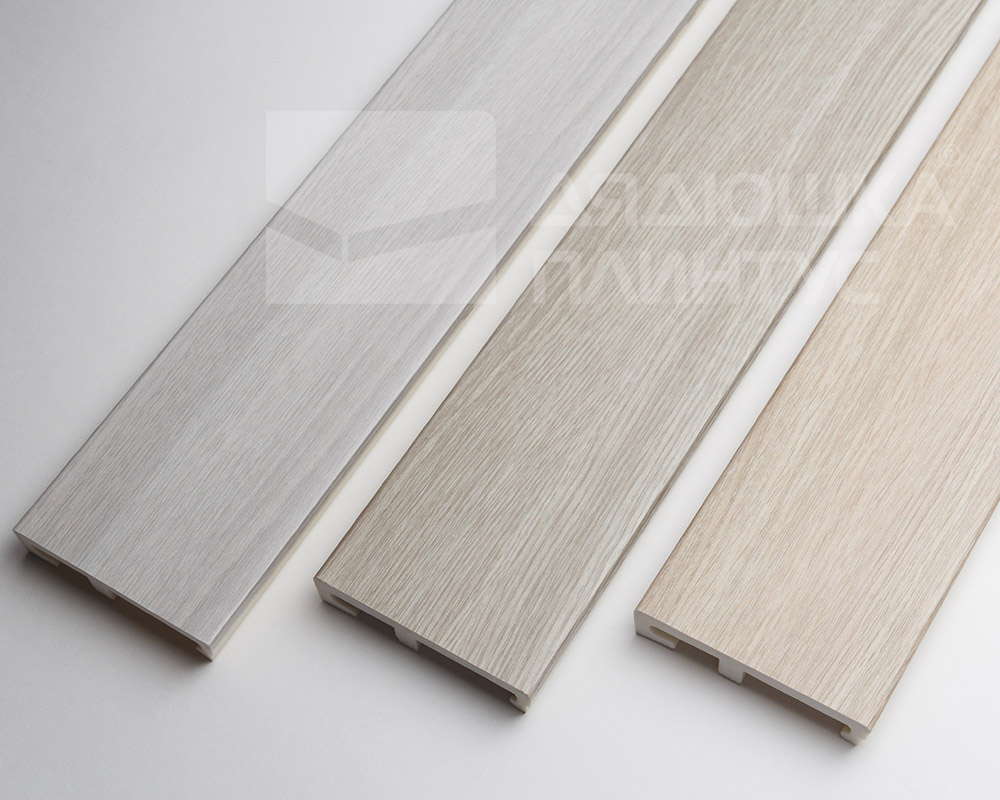 Плинтус напольный Salag Alpha 80 Маренго 2,4м