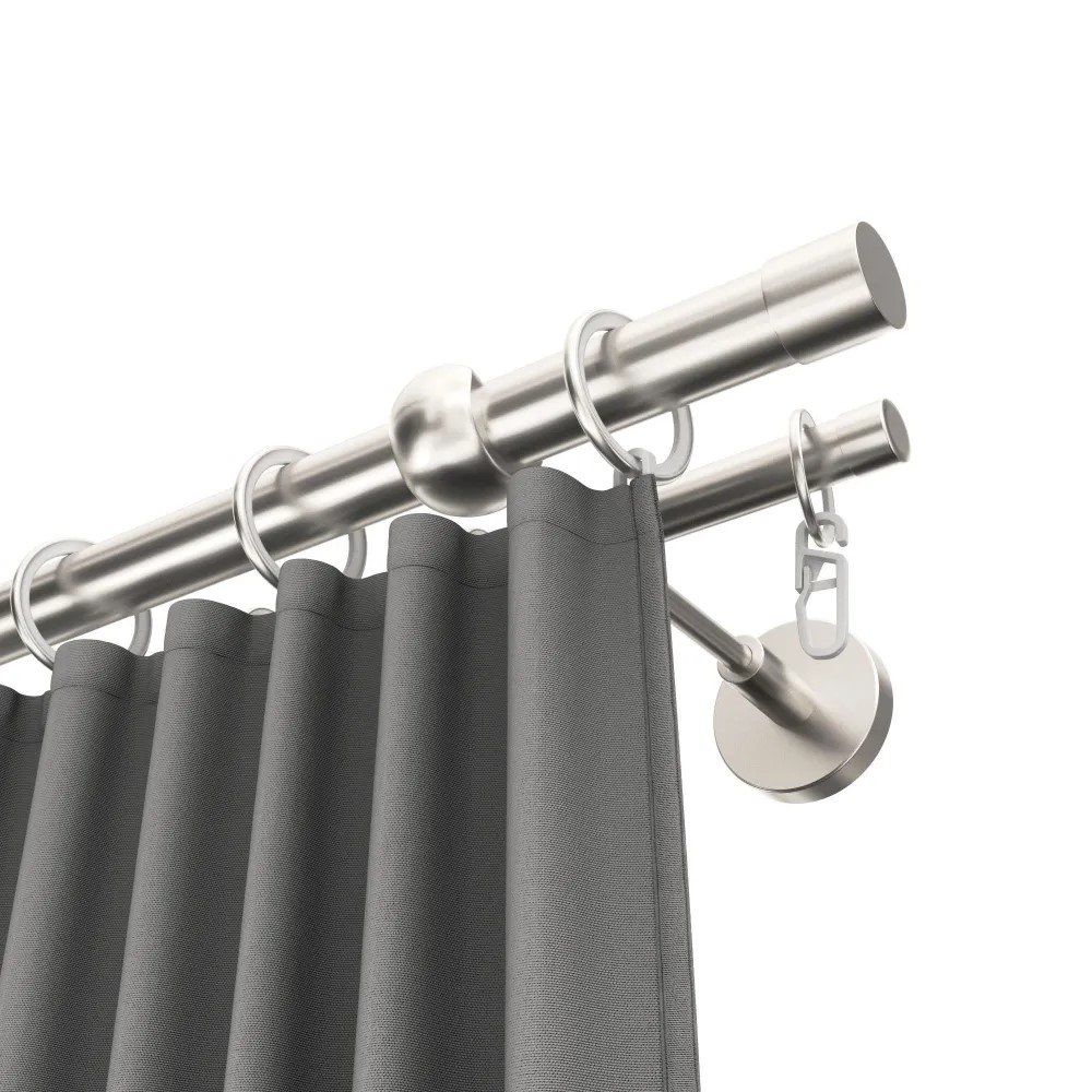 Карниз двухрядный кованый УЮТ d16мм 2,0м Сталь