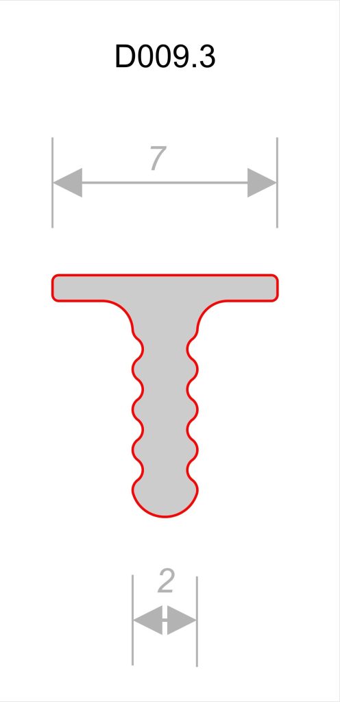 Теневой профиль Decaro Engineering D009.3A Латунь 3,0 м