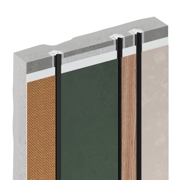 Теневой профиль Decaro Engineering D00X.A Черный 3,0 м