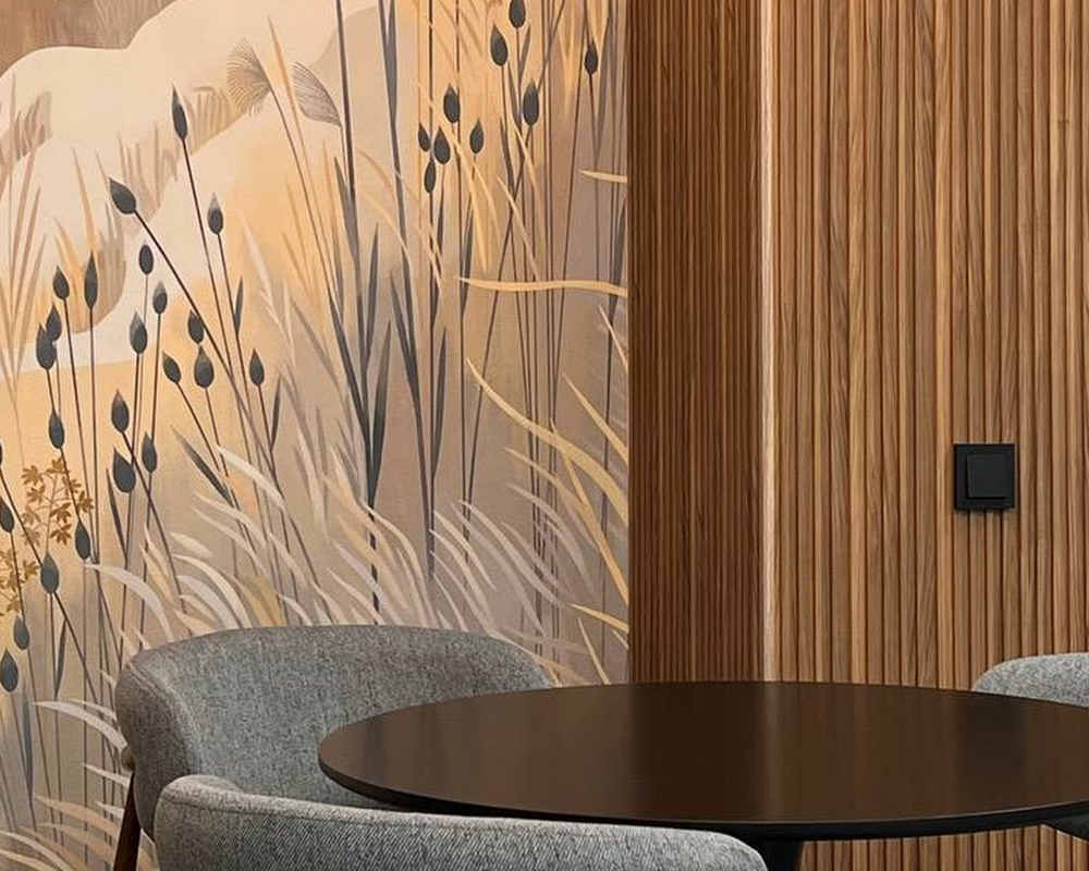 Панель МДФ ACUPAN 61.08.122501.95 трапеция 12х122х2760 мм Эльм натуральный