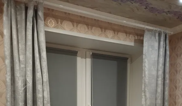 Карниз двухрядный кованый УЮТ d16мм 2,8м Бронза