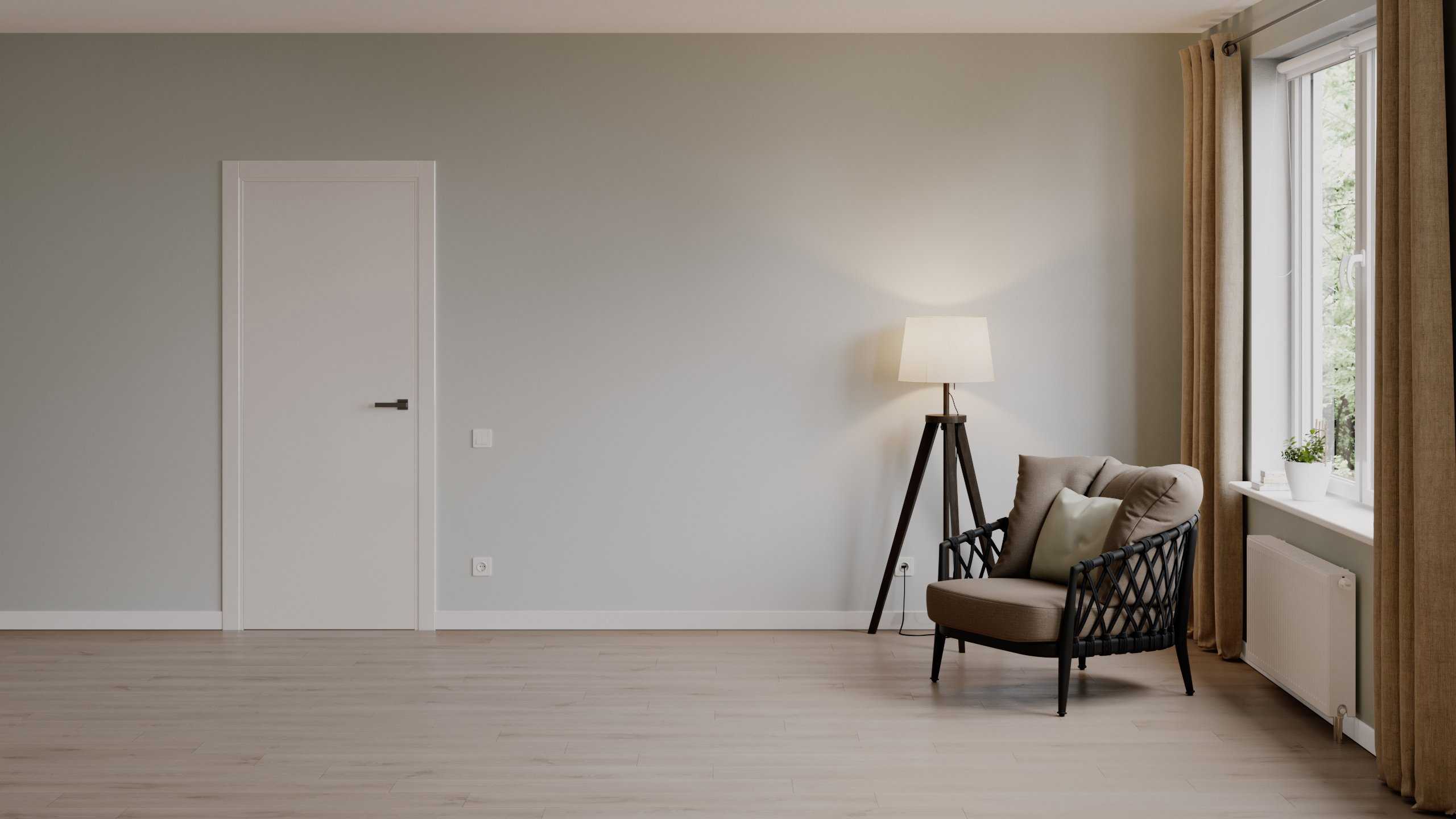 Плинтус МДФ Лука Пл 80МДФ.2700. 24116 Белый