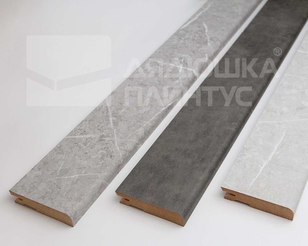 Плинтус МДФ Лука Пл 80МДФ.2700.Point line 24014 Дуб оверленд темный