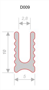 Теневой профиль Decaro Engineering D009A Медь 3,0 м