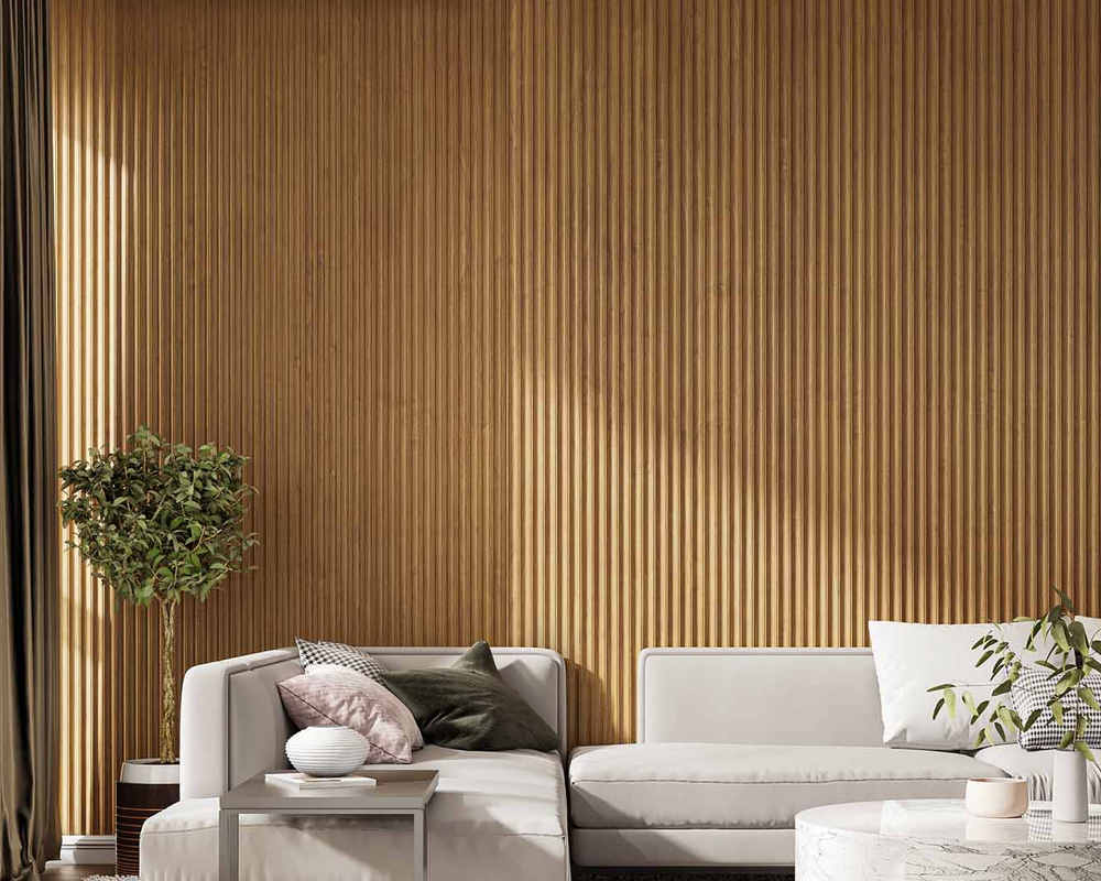 Панель МДФ ACUPAN 61.08.122501.94 трапеция 12х122х2760 мм Эльм коричневый